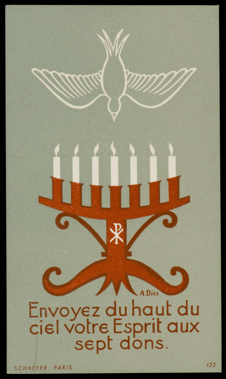 estampe Envoyez du haut du  ciel votre Esprit aux  sept dons. 1979.29.280 Photo
