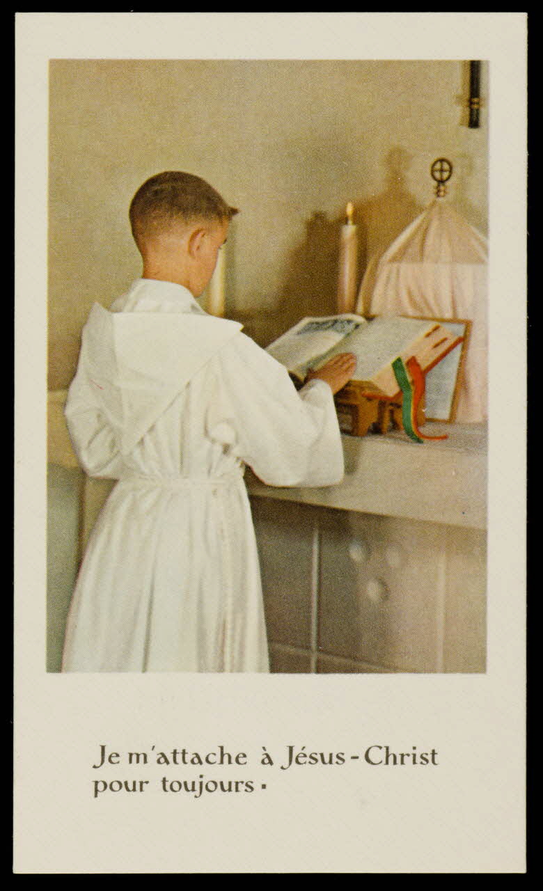 estampe Je m'attache à Jésus-Christ  pour toujours. 1979.29.283 Photo