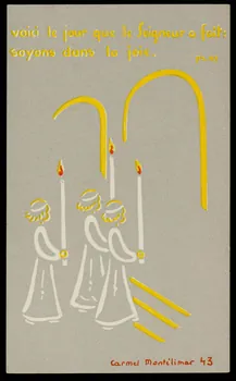 estampe voici le jour que le Seigneur a fait :  soyons dans la joie. 1979.29.289  Photo