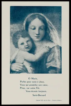 estampe O Marie, 1979.29.299  Photo