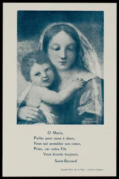 estampe O Marie, 1979.29.300  Photo