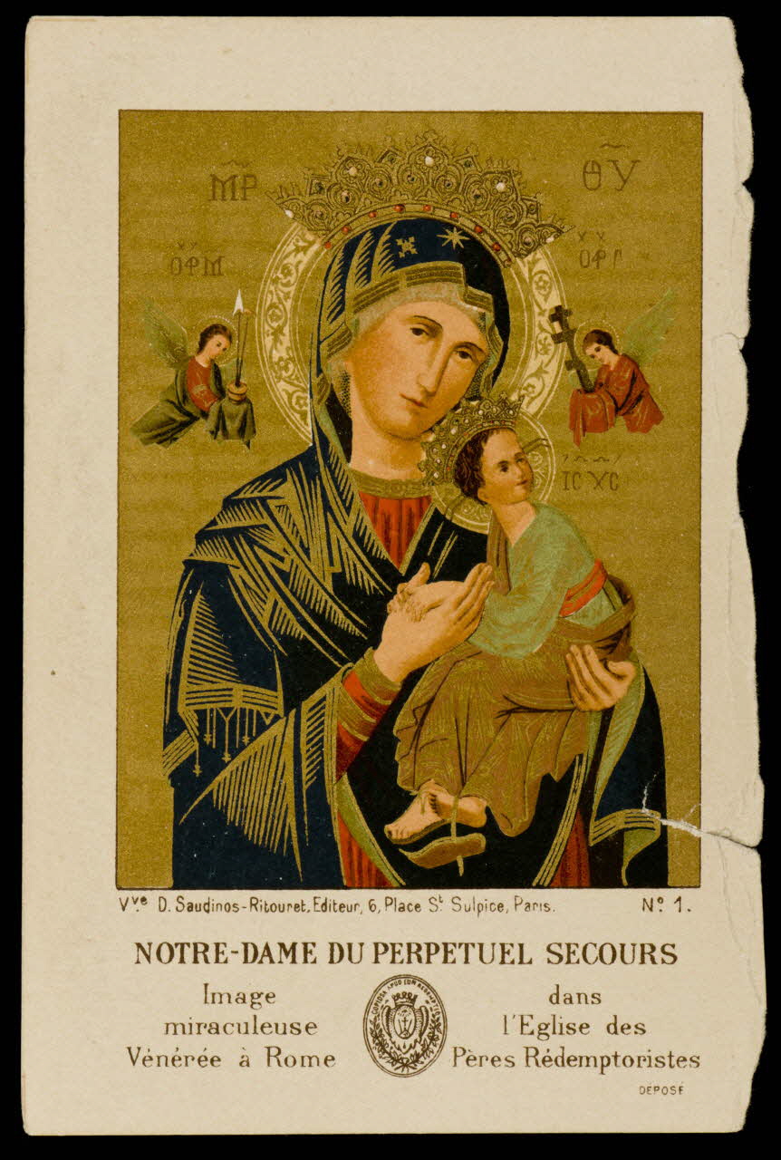 estampe NOTRE-DAME DU PERPETUEL SECOURS 1979.29.302 Photo