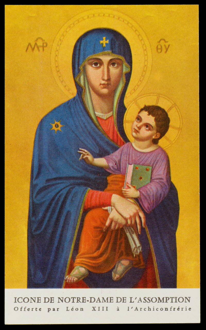 estampe ICONE DE NOTRE-DAME DE L'ASSOMPTION 1979.29.308 Photo