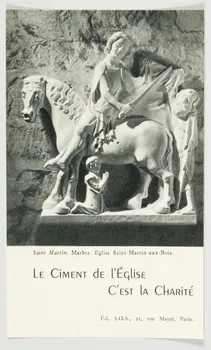 estampe LE CIMENT DE L'EGLISE  C'EST LA CHARITE 1979.29.314.10 Photo
