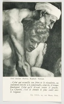 estampe Enée sauvant Anchise. Raphaël. Vatican. 1979.29.314.6 Photo
