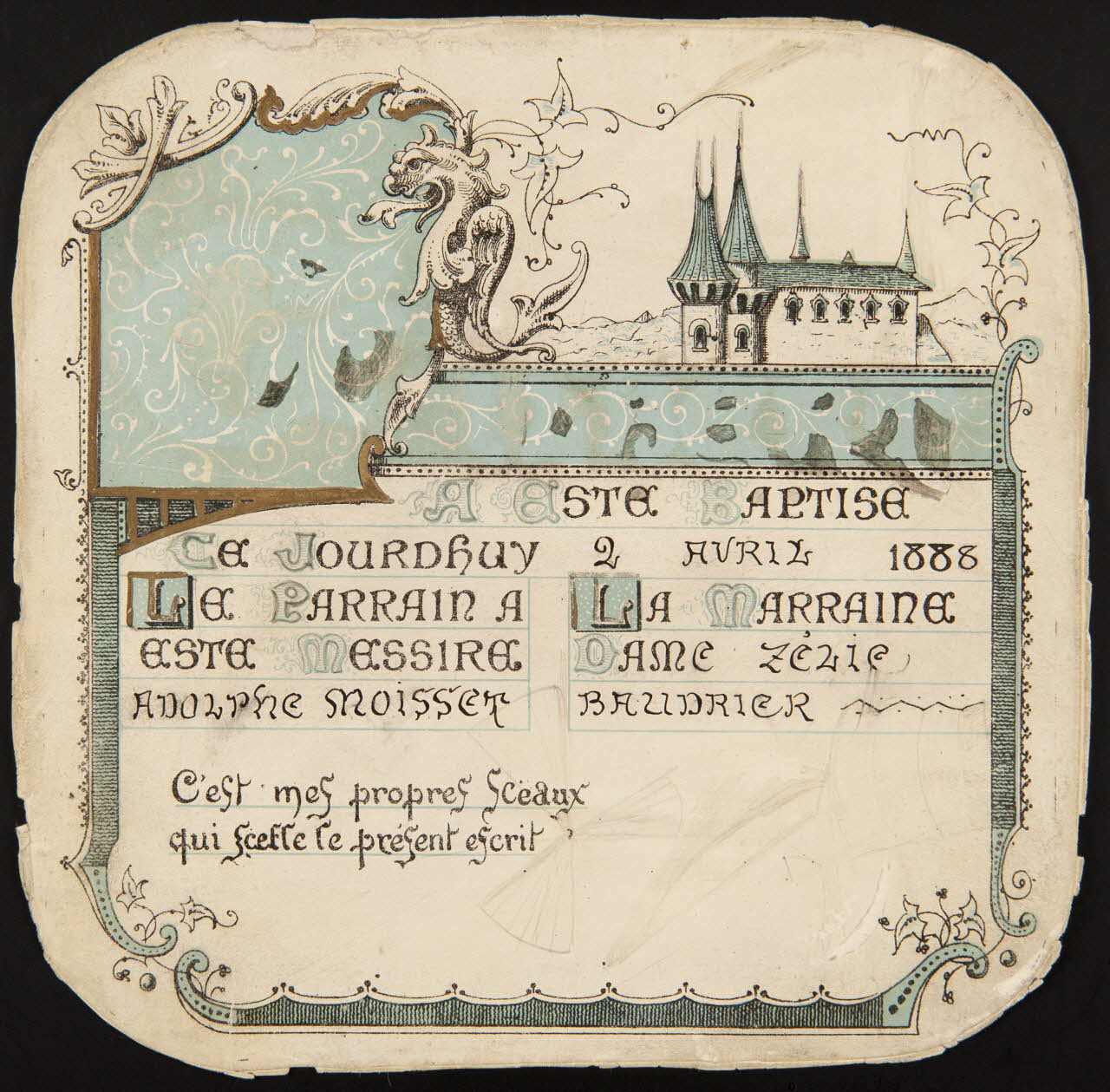 estampe A ESTE BAPTISE 1979.29.317 Photo