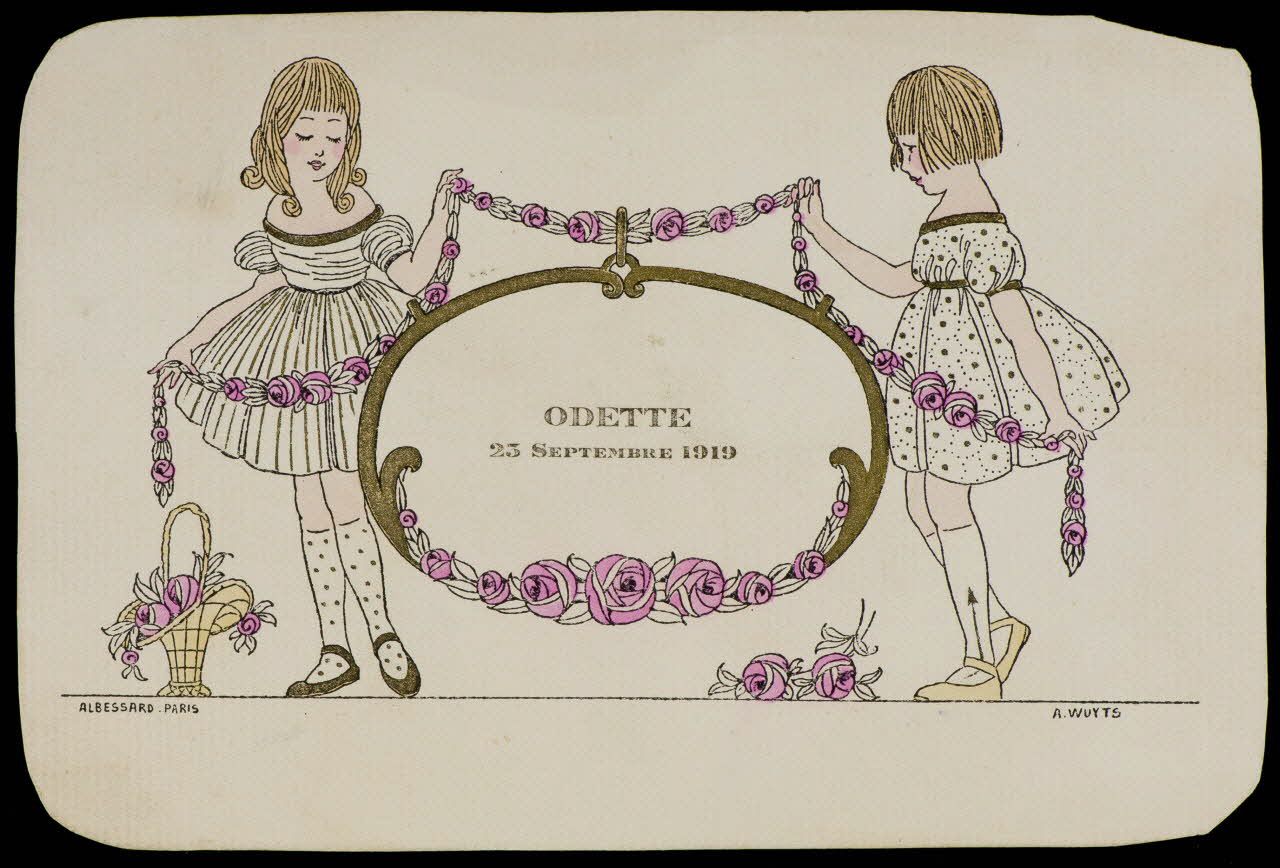 estampe ODETTE  23 SEPTEMBRE 1919 1979.29.348 Photo