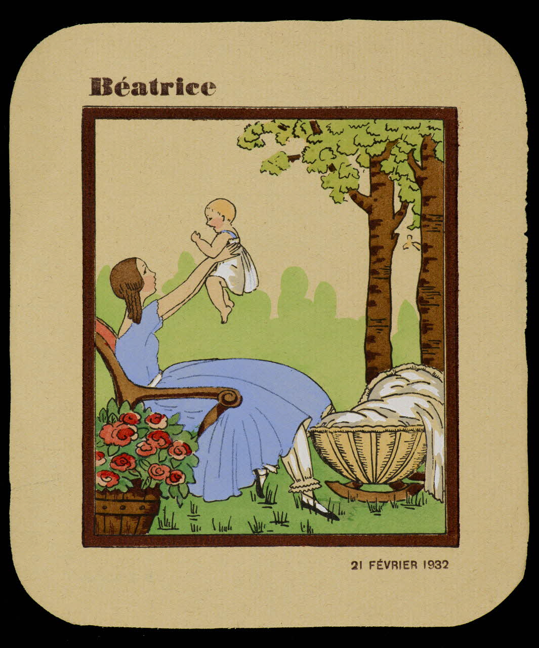 estampe Béatrice  21 février 1932 1979.29.370 Photo