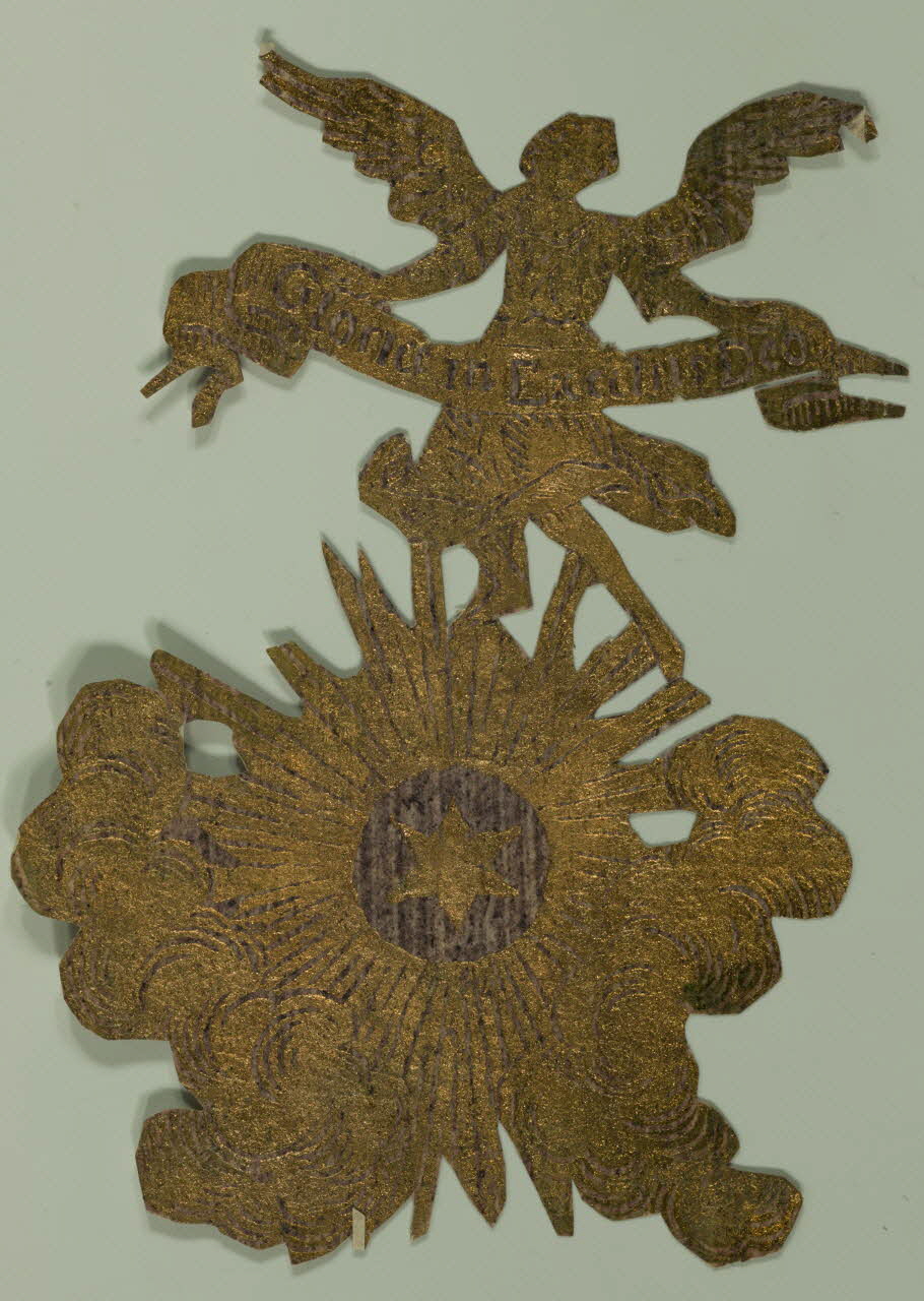 estampe Ange tenant un phylactère 1979.29.546.2 Photo