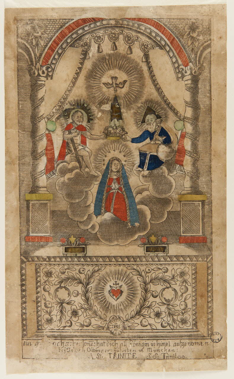 estampe Couronnement de la Vierge 1979.40.3 Photo