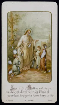 Gérard Marin estampe Le Christ avec des enfants Paris 1930-1945 1979.47.17 Photo