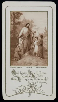 Gérard Marin estampe Le Christ avec des enfants Paris 1930-1945 1979.47.20 Photo