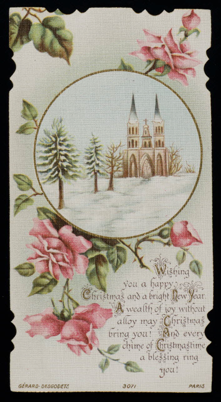 estampe Paysage enneigé avec une église 1979.47.29 Photo