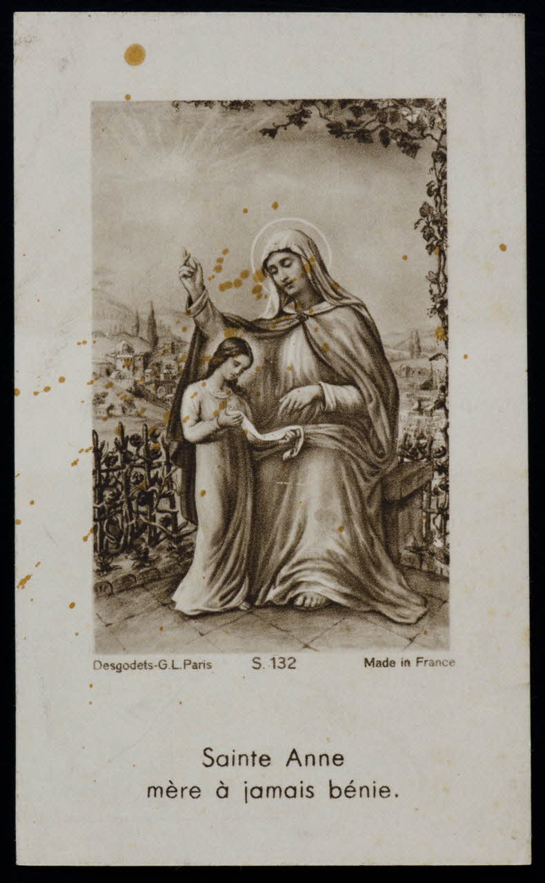 estampe Sainte Anne  mère à jamais bénie. 1979.47.33 Photo