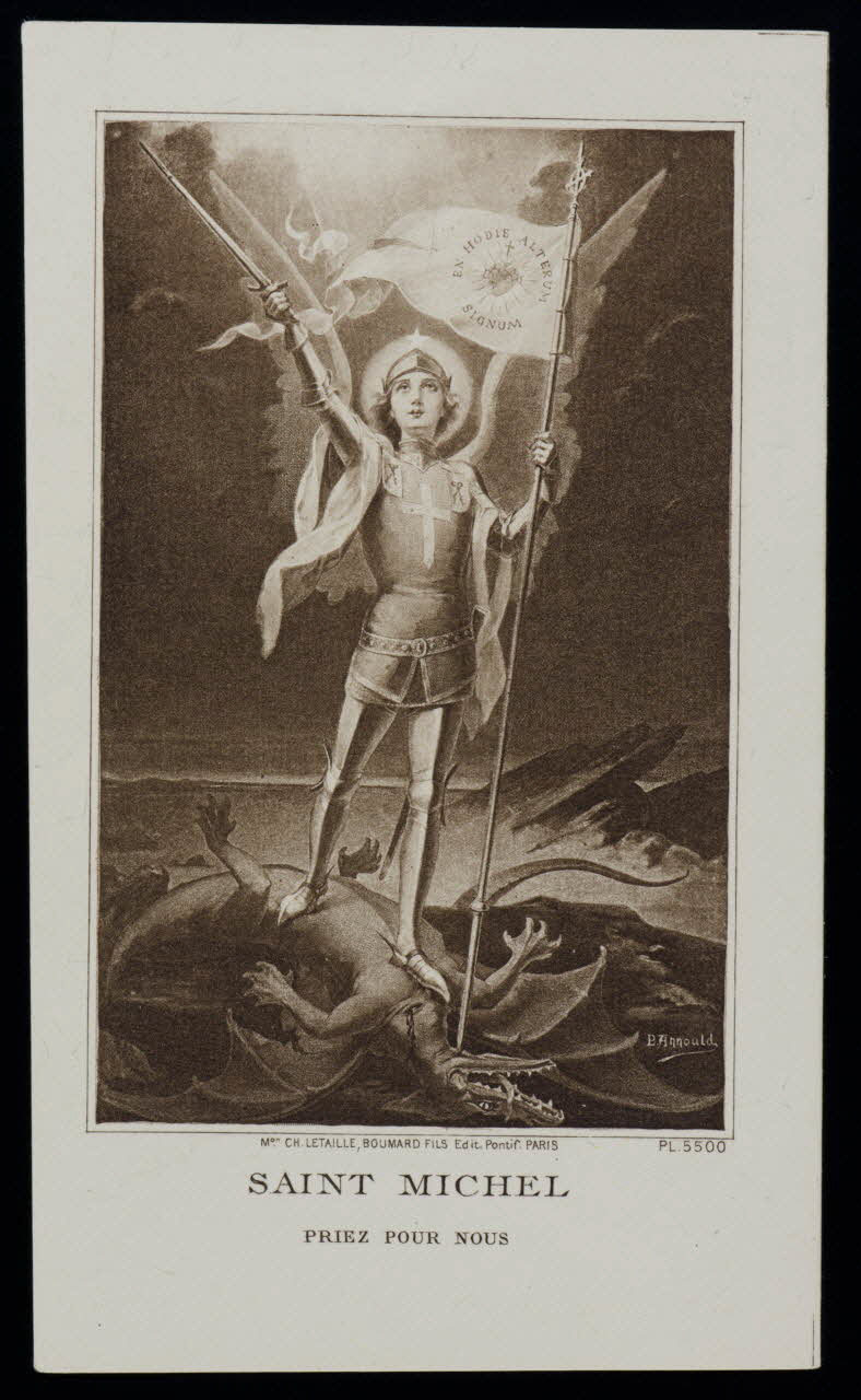 estampe SAINT MICHEL  PRIEZ POUR NOUS 1979.47.39 Photo