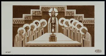 estampe Le Christ donnant la communion 1979.47.48  Photo
