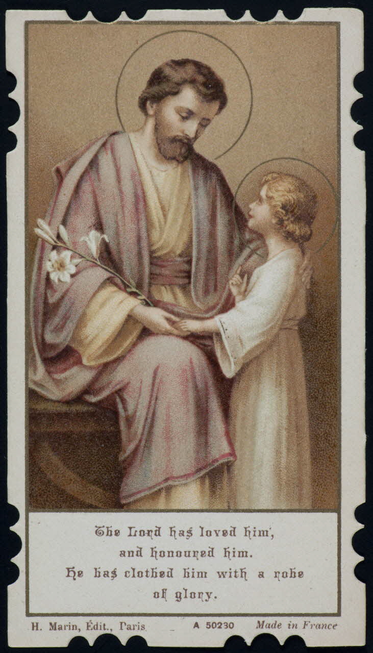 Gérard Marin estampe Joseph et Jésus Paris 1930-1945 1979.47.5 Photo