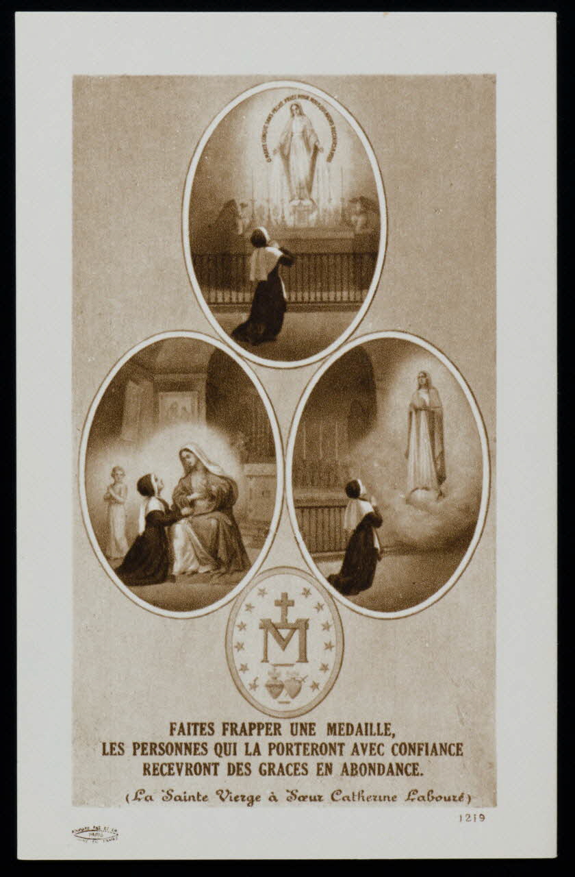 estampe Apparition de la Vierge à Soeur Catherine Labouré 1979.47.58 Photo