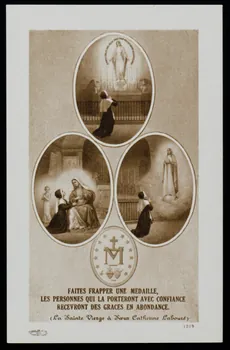 estampe Apparition de la Vierge à Soeur Catherine Labouré 1979.47.58  Photo