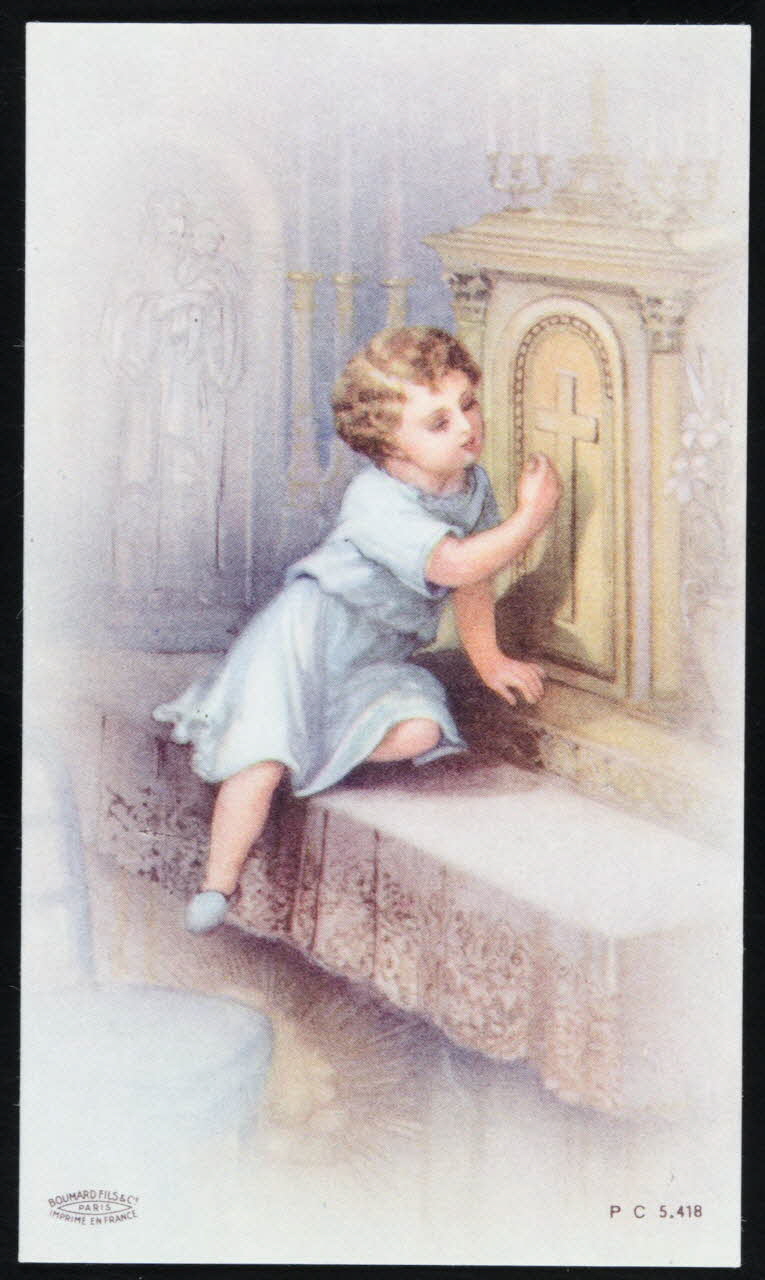 estampe Fillette assise sur un autel 1979.47.83 Photo