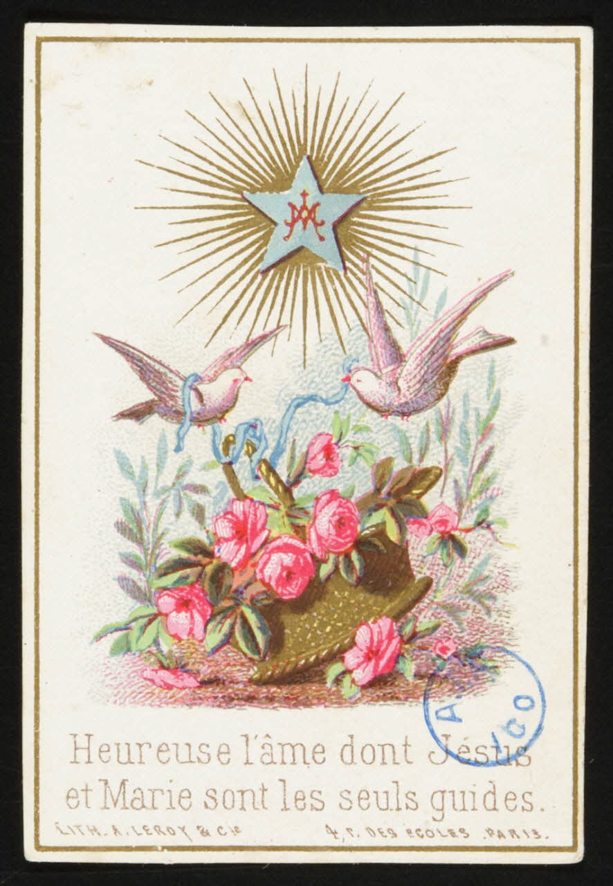estampe Heureuse l'âme dont Jésus  et Marie sont les seuls guides. 1979.49.103 Photo