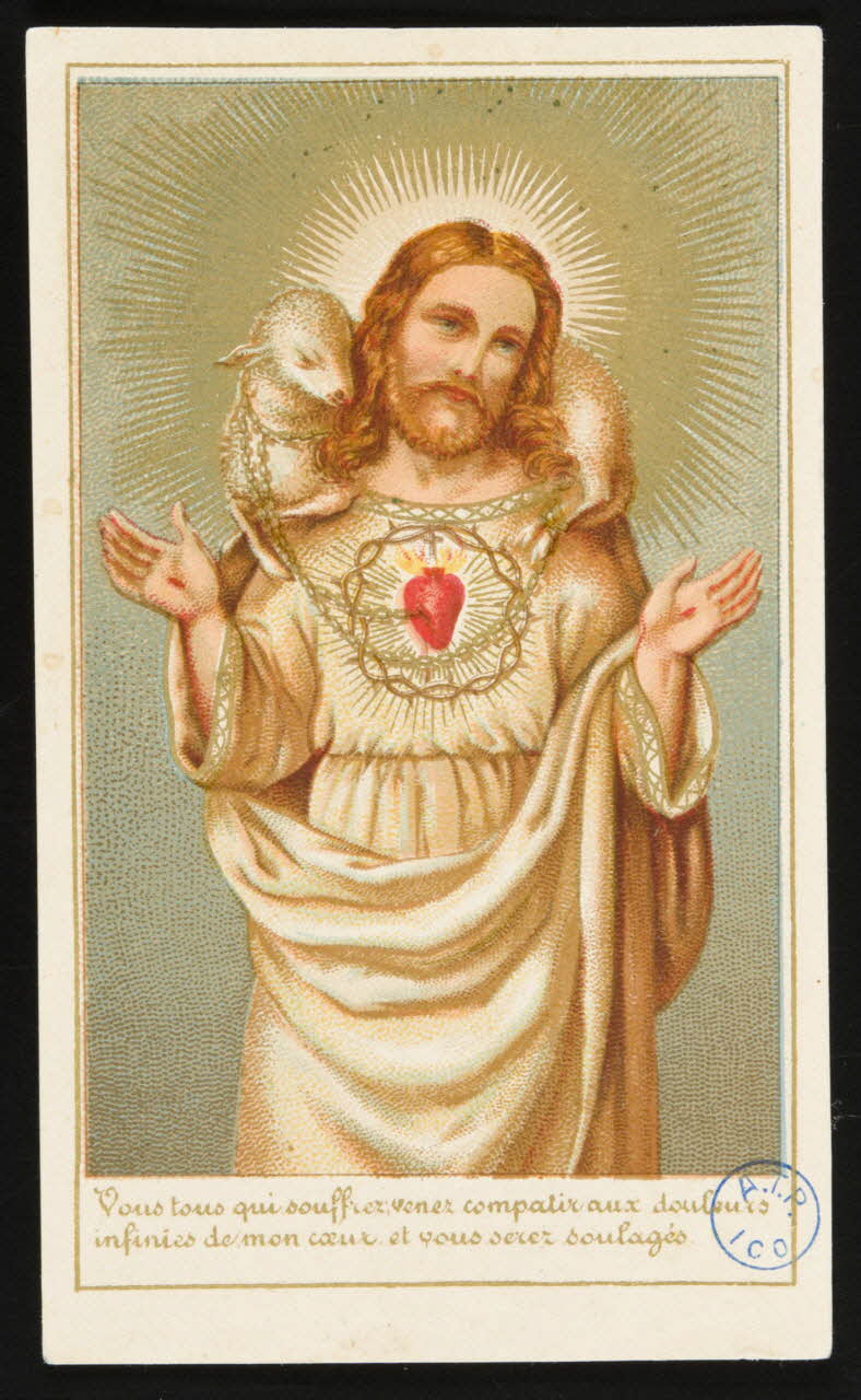 estampe Vous tous qui souffrez, venez compatir aux douleurs infinies de mon coeur et vous serez soulagés. 1880 1979.49.110 Photo