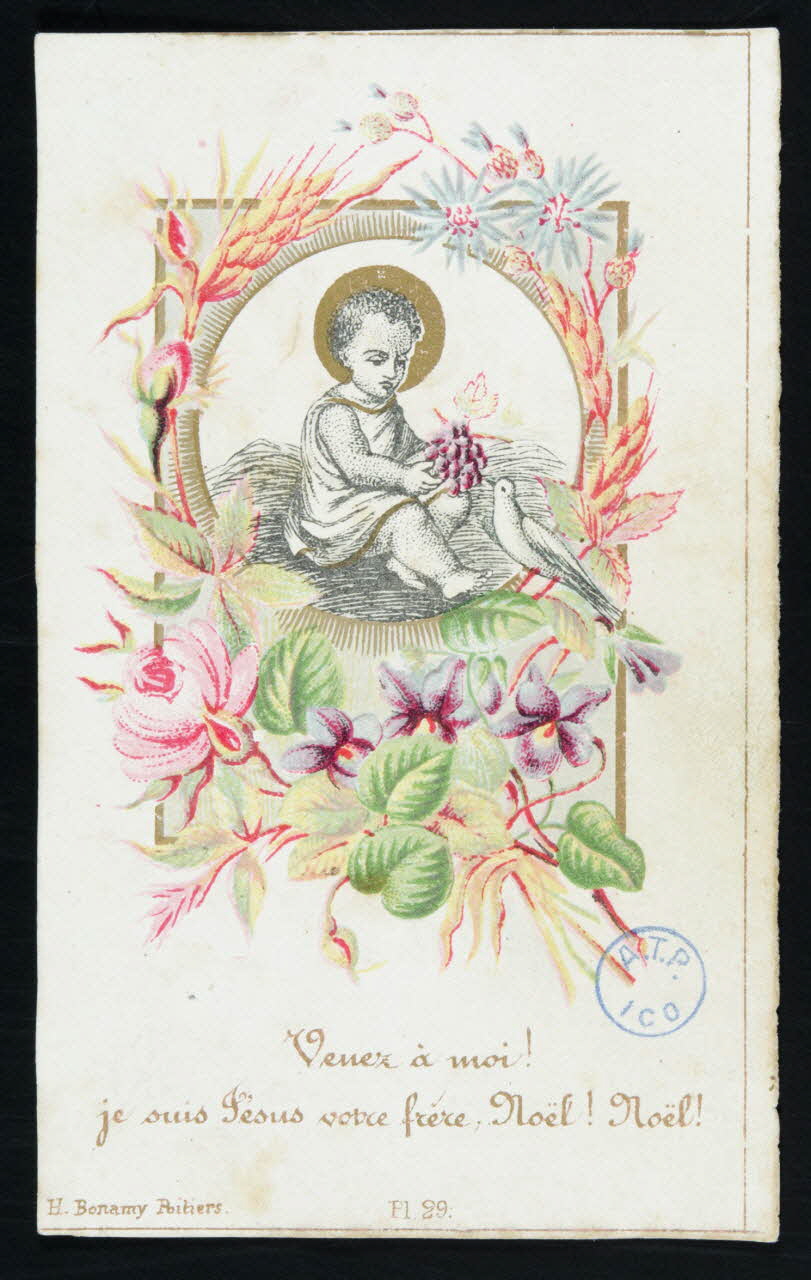 estampe Venez à moi !  je suis Jésus votre frère, Noël ! Noël ! 1979.49.112 Photo