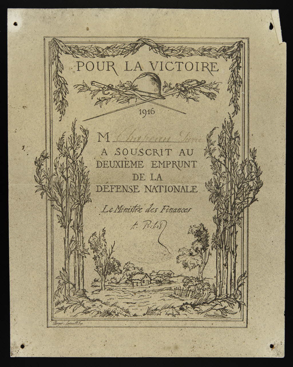 estampe POUR LA VICTOIRE 1979.49.136 Photo