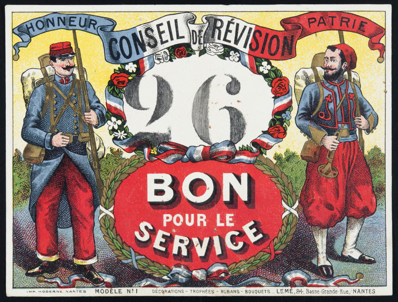 estampe BON  POUR LE  SERVICE 1979.49.138 Photo