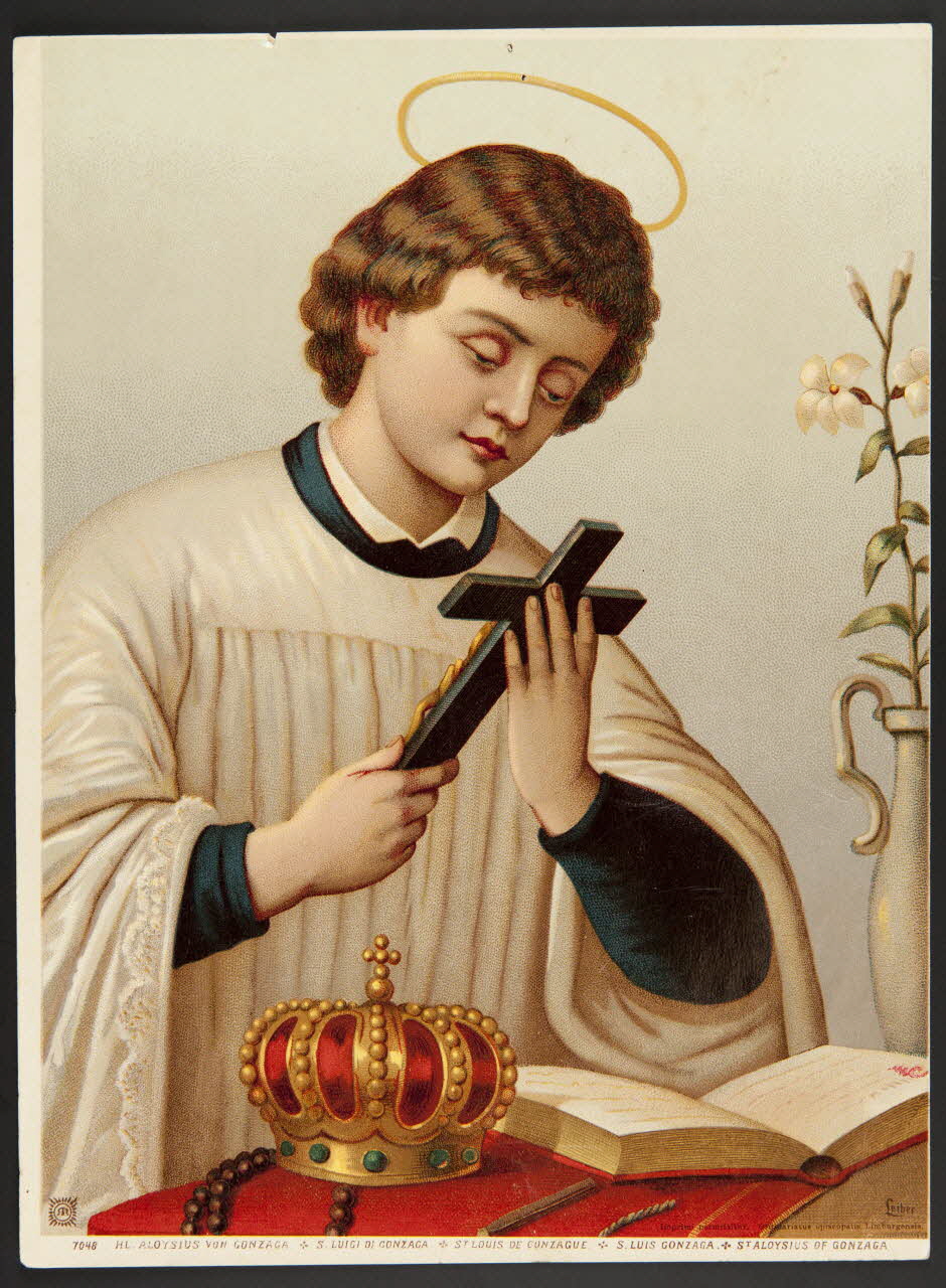 estampe St LOUIS DE GONZAGUE. 1979.49.144 Photo