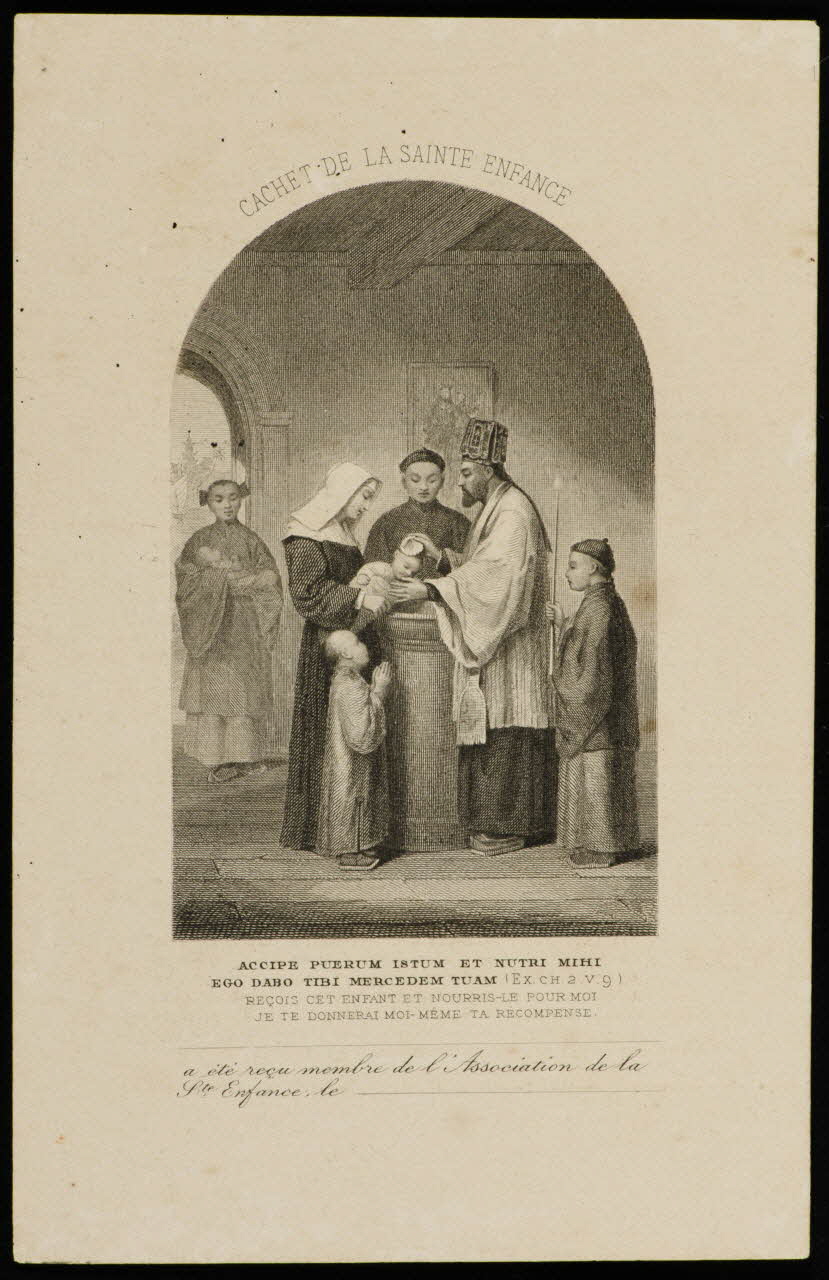 estampe CACHET DE LA SAINTE ENFANCE 1979.49.157 Photo