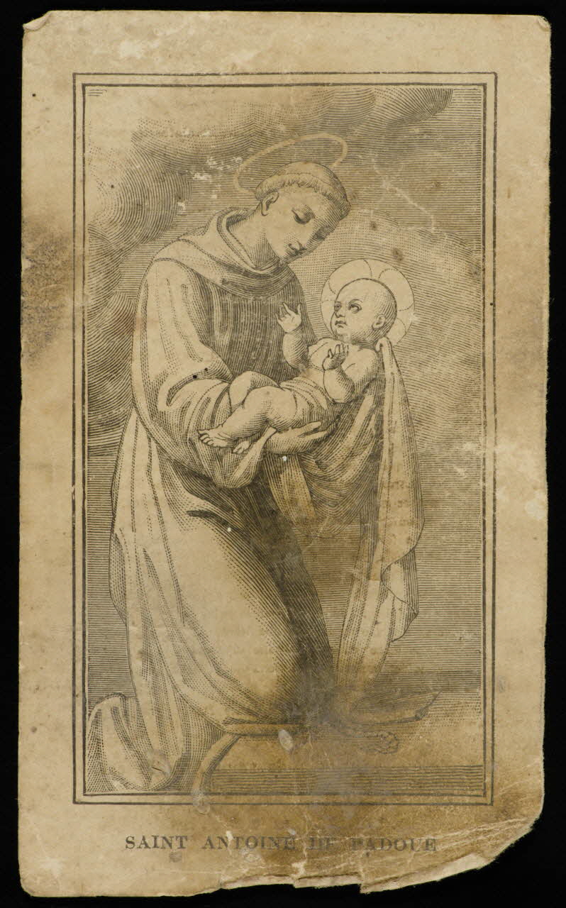 estampe SAINT ANTOINE DE PADOUE 1979.49.160 Photo