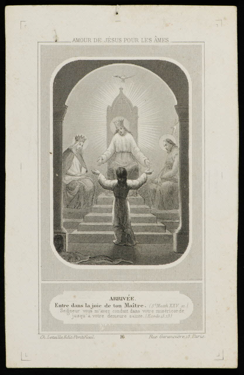 estampe AMOUR DE JESUS POUR LES ÂMES 1979.49.162 Photo