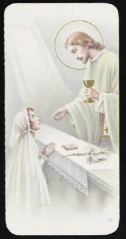 estampe Souvenir de première communion 1979.49.170  Photo
