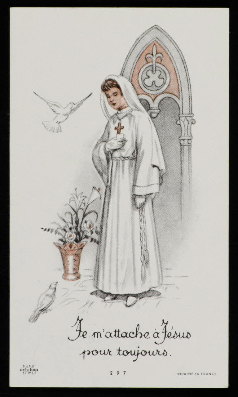 estampe Je m'attache à Jésus  pour toujours. 1979.49.174 Photo