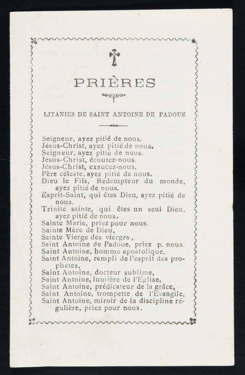 estampe PRIERES 1979.49.186 Photo