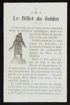 estampe Le Billet du Soldat 1979.49.188 Photo