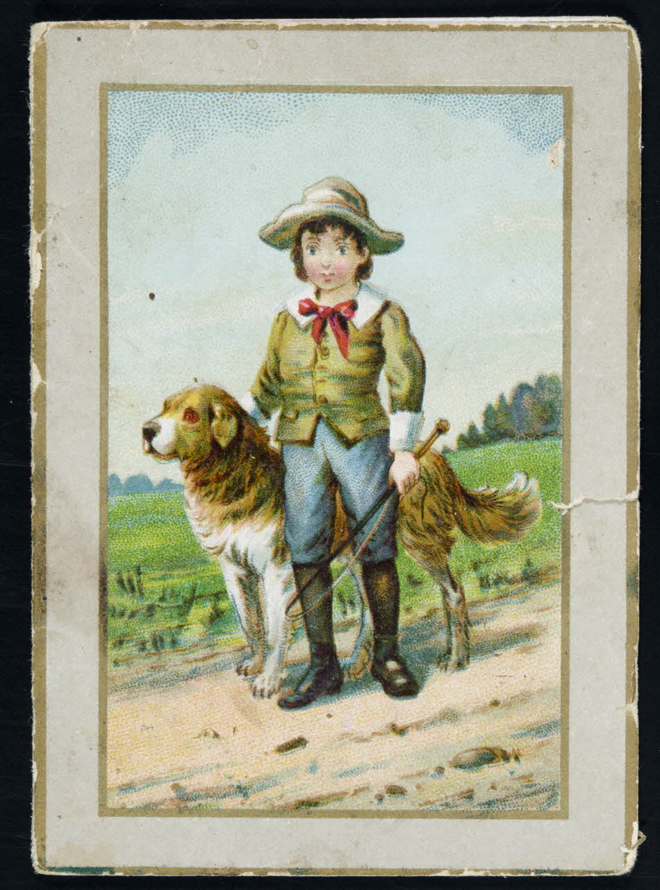 estampe Jeune homme et son chien 1979.49.192 Photo