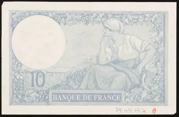 estampe BANQUE DE FRANCE  DIX  FRANCS 1979.49.197 Photo