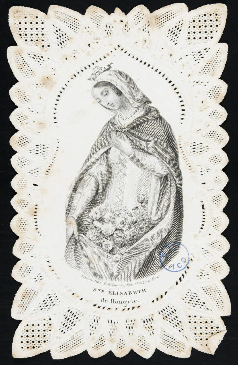 estampe STE. ELISABETH  de Hongrie. 1979.49.89 Photo
