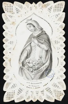 estampe STE. ELISABETH  de Hongrie. 1979.49.89  Photo