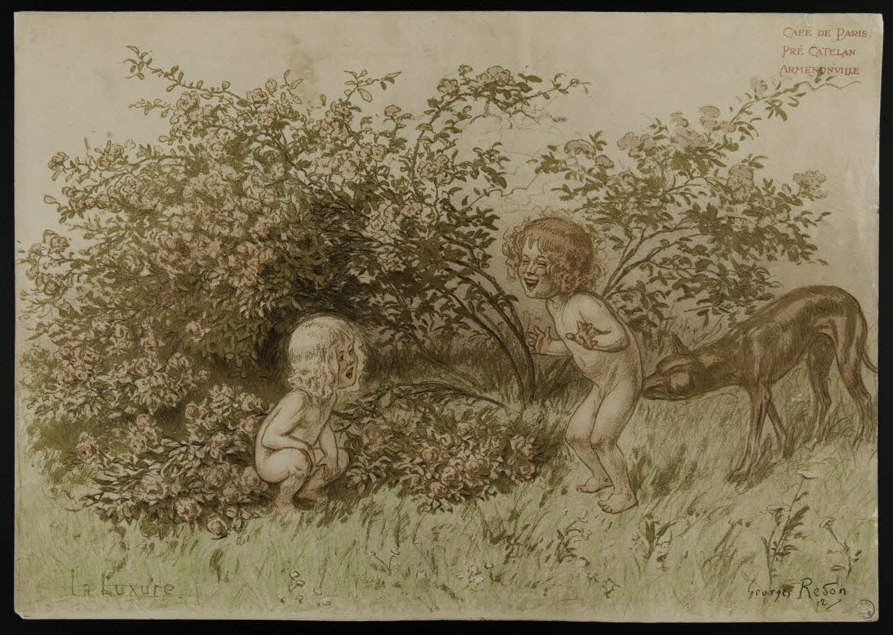 estampe CAFE DE PARIS  PRE CATELAN  ARMENONVILLE  La Luxure 1979.8.23 Photo