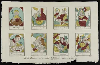 Pellerin imagerie ancienne Saints Lorraine, France 1837 1979.82.27 Photo