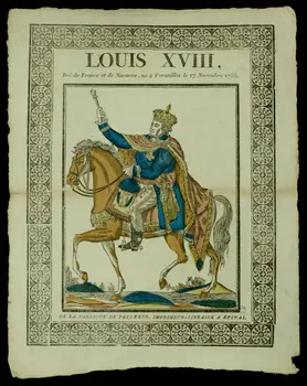 imagerie ancienne LOUIS XVIII, Lorraine, France 1837 1979.82.3 Photo