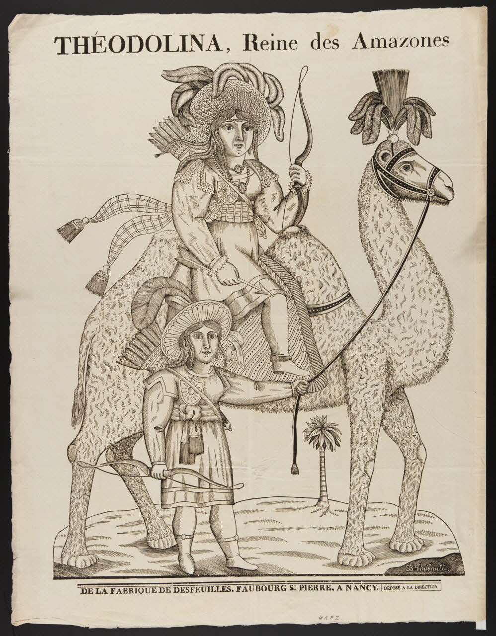 estampe THEODOLINA, Reine des Amazones 1985.21.17 Photo