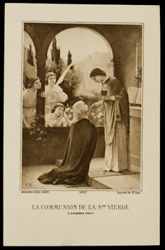 estampe LA COMMUNION DE LA STE VIERGE 1985.48.13 Photo