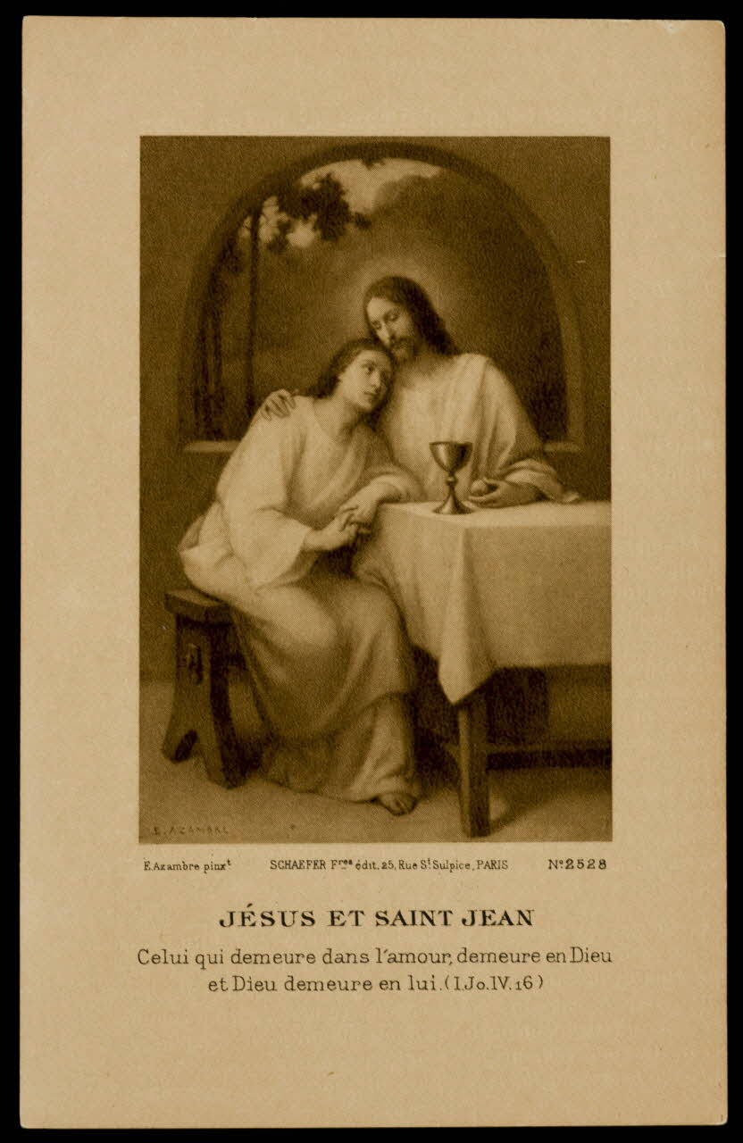 estampe JESUS ET SAINT JEAN 1985.48.14 Photo