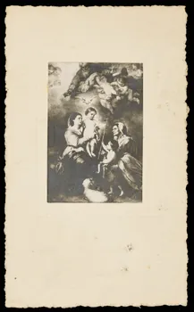 estampe Apparition de la Vierge Marie et de Jésus 1985.48.30  Photo