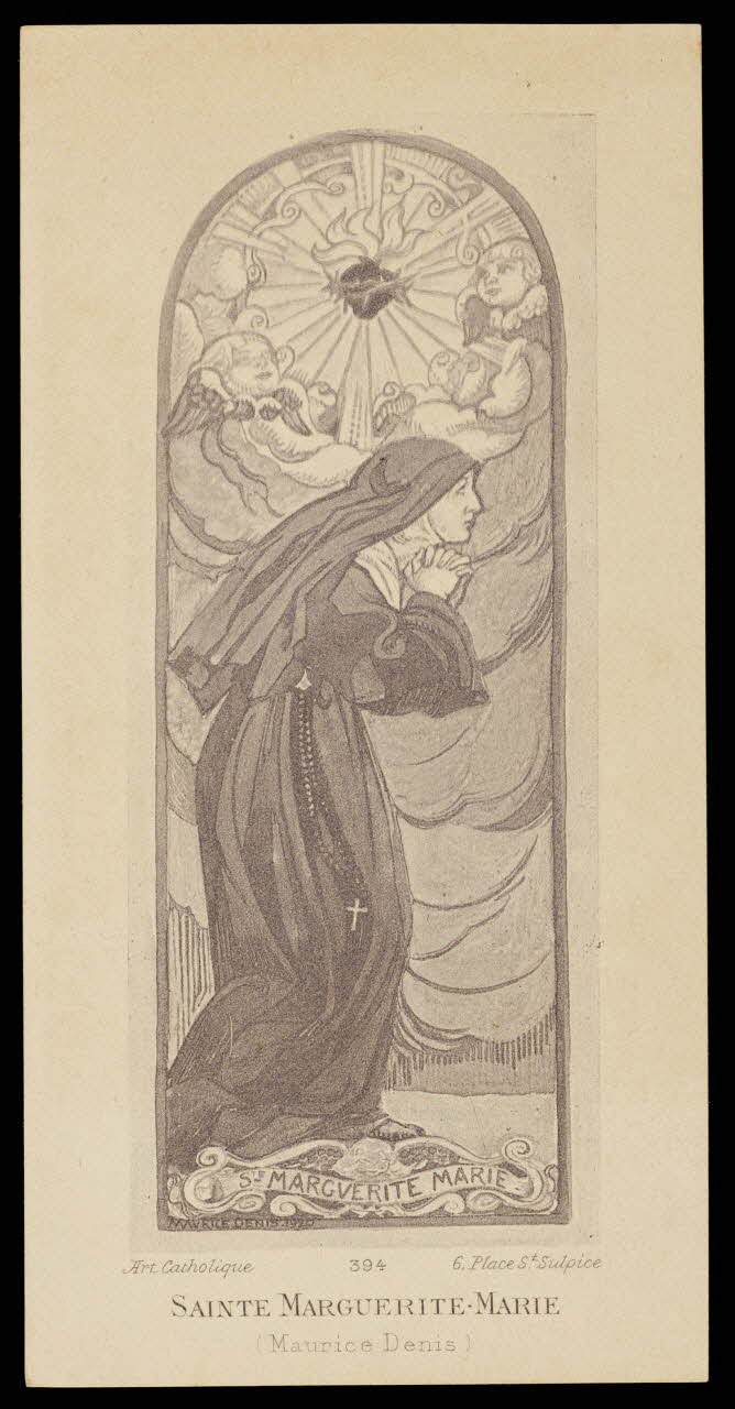 estampe SAINTE MARGUERITE-MARIE 1985.48.36 Photo