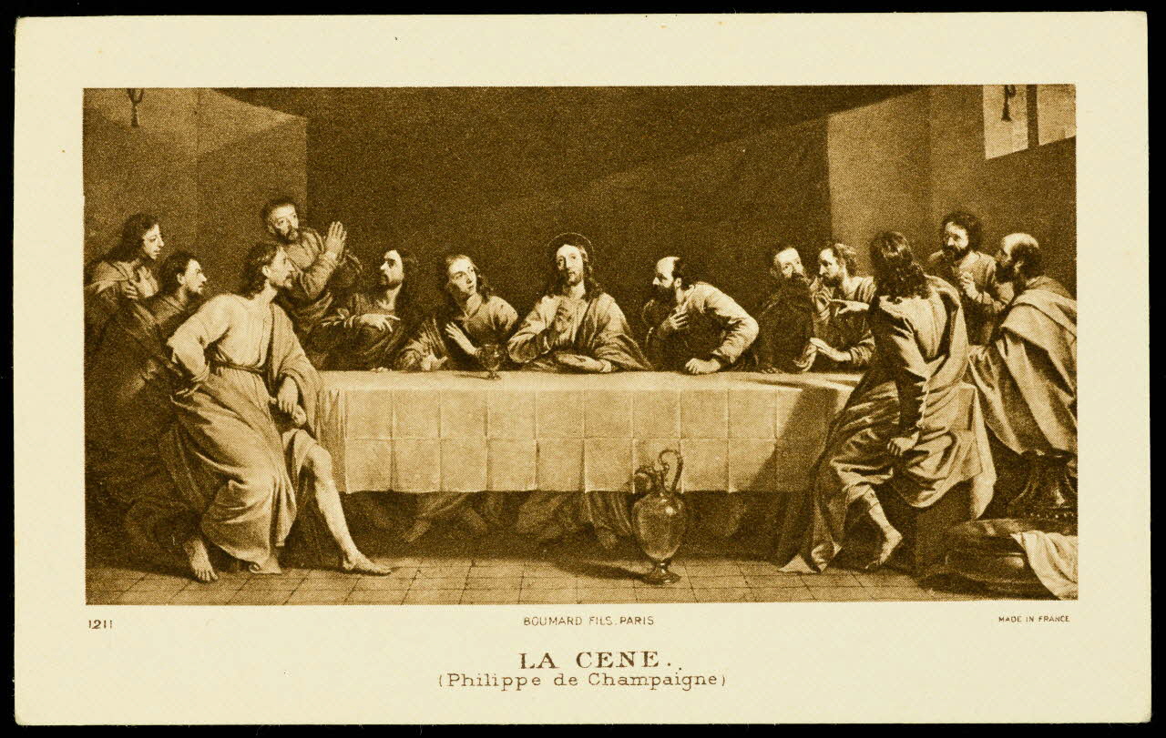 estampe LA CENE.  (Philippe de Champaigne) 1985.48.4.2 Photo